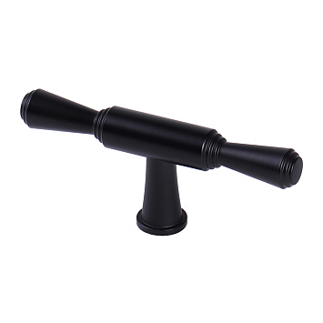 Ручка мебельная Larvij, 81x32x14 мм, черный, L4.knob16BL Фото 1