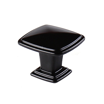 Ручка мебельная Larvij, 25x30x24 мм, черный, L4.knob06BL Фото 1