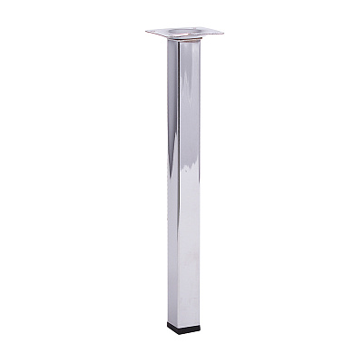 Ножка мебельная квадратная Larvij, 300xØ25 мм, xром, L61S30CH25 Фото 1