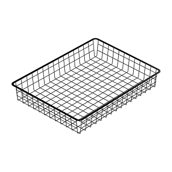 Корзина проволочная Larvij, 555x85x410 мм, черный, L9529BL(N) Фото 1