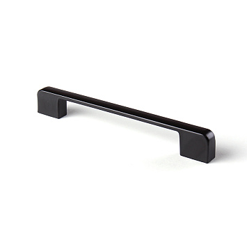 Ручка мебельная Larvij Скоба, 160 мм, черный, L4.009.160BL Фото 1