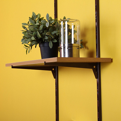 Кронштейн однопазный прямой Larvij, 217 мм, коричневый, L8030BR Фото 2