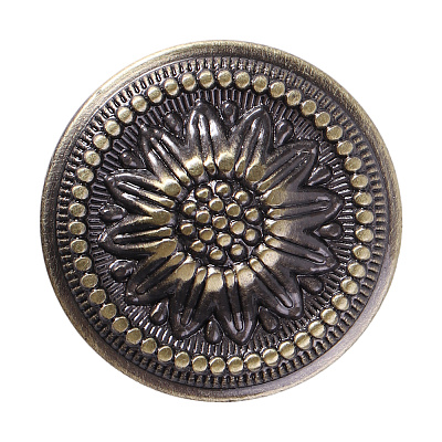 Ручка мебельная Larvij, 30x30x24 мм, антик бронза, L4.knob11AB Фото 1